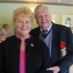 Ursula Rathie, prospective members with friend Bo