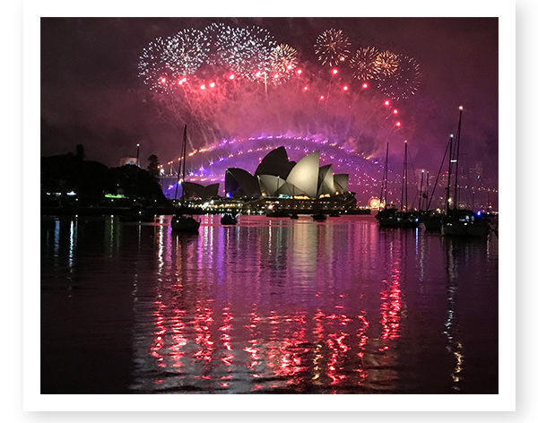 Fireworks in Sydney