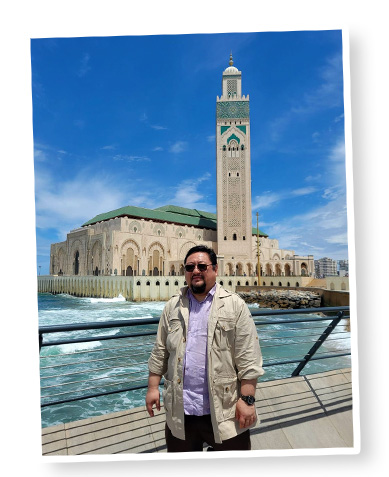 Circumnavigator Jason Chang (Washington DC Chapter) flew straight to Morocco after the Club Annual Meeting in New York. Jason is the Club’s new Second Vice President.